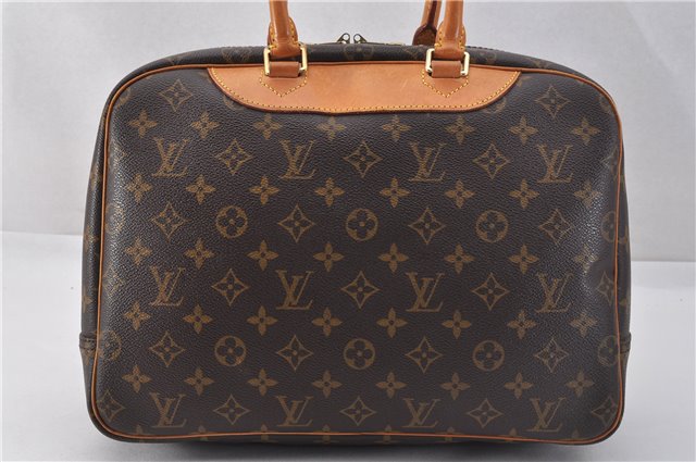 Authentic Louis Vuitton Monogram Deauville Hand Bag M47270 LV 2337F