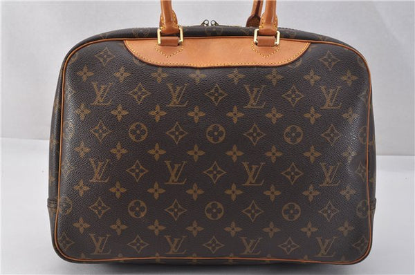Authentic Louis Vuitton Monogram Deauville Hand Bag M47270 LV 2337F