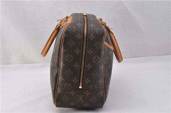 Authentic Louis Vuitton Monogram Deauville Hand Bag M47270 LV 2337F