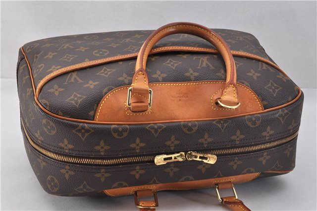 Authentic Louis Vuitton Monogram Deauville Hand Bag M47270 LV 2337F