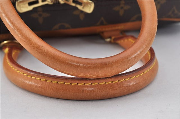 Authentic Louis Vuitton Monogram Deauville Hand Bag M47270 LV 2337F