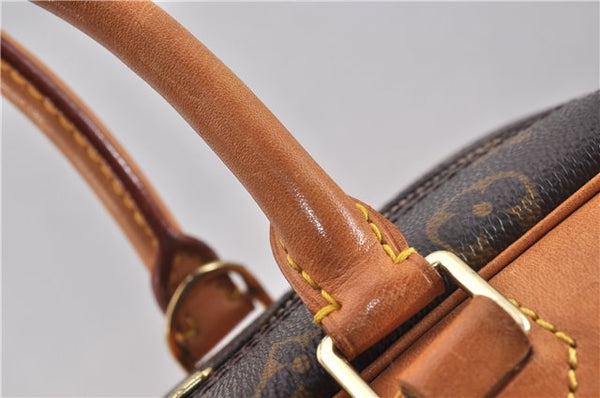 Authentic Louis Vuitton Monogram Deauville Hand Bag M47270 LV 2337F