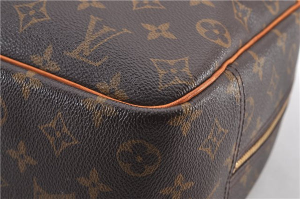 Authentic Louis Vuitton Monogram Deauville Hand Bag M47270 LV 2337F