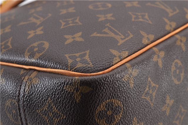 Authentic Louis Vuitton Monogram Deauville Hand Bag M47270 LV 2337F