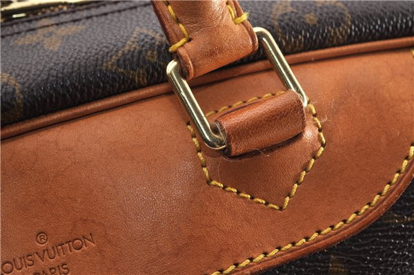 Authentic Louis Vuitton Monogram Deauville Hand Bag M47270 LV 2337F