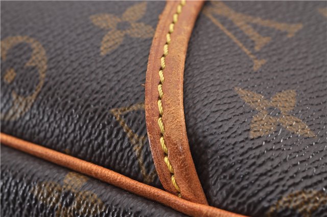 Authentic Louis Vuitton Monogram Deauville Hand Bag M47270 LV 2337F