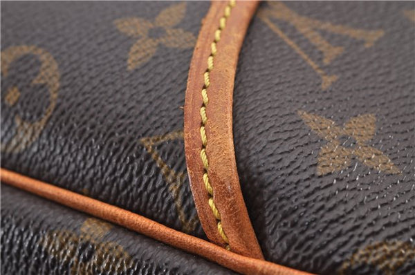 Authentic Louis Vuitton Monogram Deauville Hand Bag M47270 LV 2337F