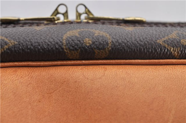 Authentic Louis Vuitton Monogram Deauville Hand Bag M47270 LV 2337F