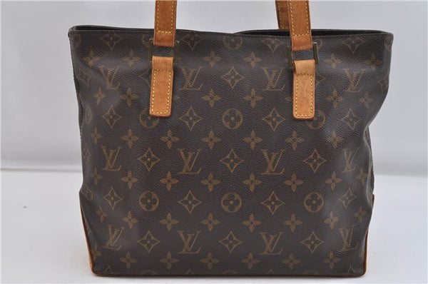 Authentic Louis Vuitton Monogram Cabas Piano Shoulder Tote Bag M51148 LV 2338F