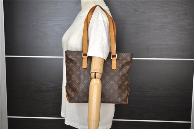 Authentic Louis Vuitton Monogram Cabas Piano Shoulder Tote Bag M51148 LV 2338F
