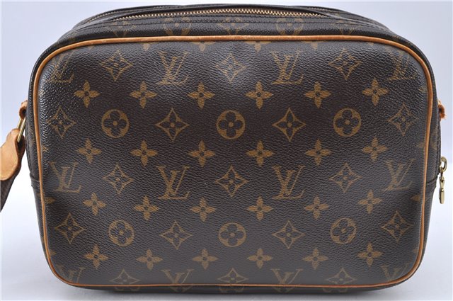 Auth Louis Vuitton Monogram Reporter PM Shoulder Cross Bag M45254 Junk 2339B