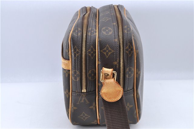 Auth Louis Vuitton Monogram Reporter PM Shoulder Cross Bag M45254 Junk 2339B