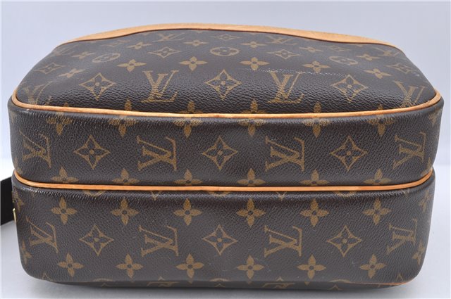 Auth Louis Vuitton Monogram Reporter PM Shoulder Cross Bag M45254 Junk 2339B