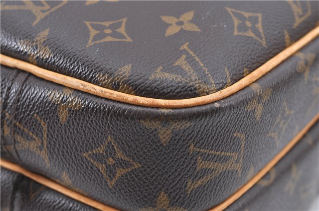 Auth Louis Vuitton Monogram Reporter PM Shoulder Cross Bag M45254 Junk 2339B