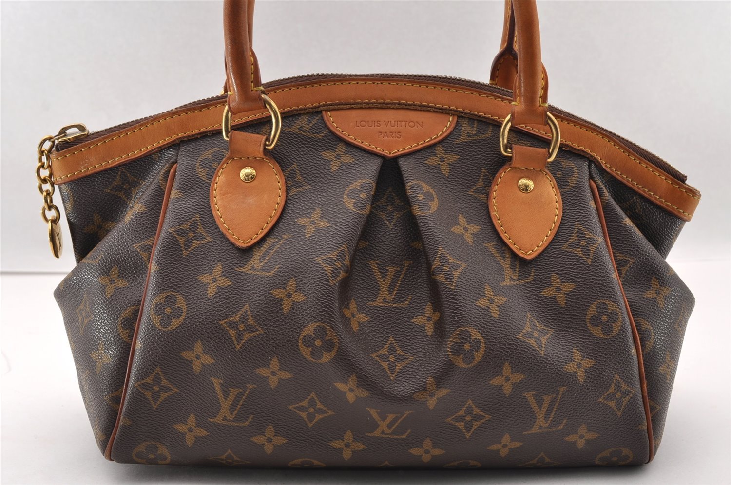 Authentic Louis Vuitton Monogram Tivoli PM Hand Tote Bag Purse M40143 LV 2339I