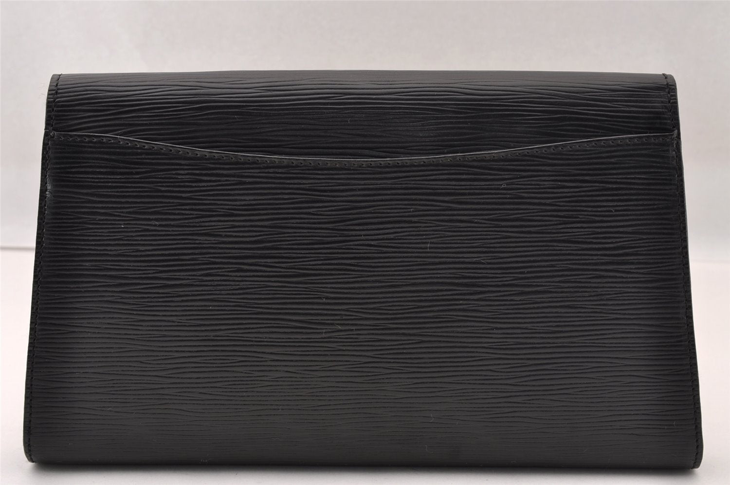 Authentic Louis Vuitton Epi Arts Deco Clutch Hand Bag Black M52632 LV 2341I