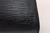 Authentic Louis Vuitton Epi Arts Deco Clutch Hand Bag Black M52632 LV 2341I