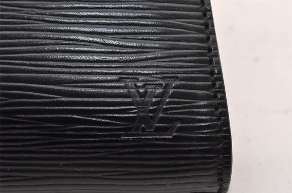 Authentic Louis Vuitton Epi Arts Deco Clutch Hand Bag Black M52632 LV 2341I