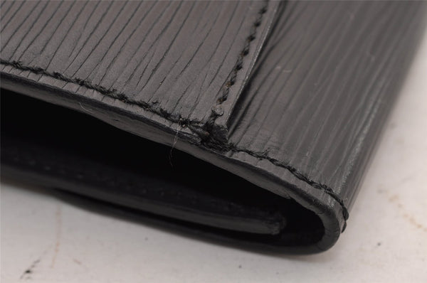 Authentic Louis Vuitton Epi Arts Deco Clutch Hand Bag Black M52632 LV 2341I