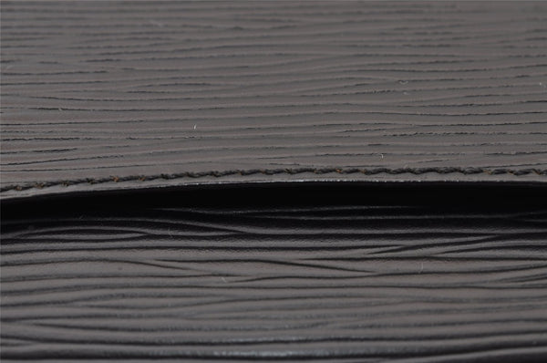 Authentic Louis Vuitton Epi Arts Deco Clutch Hand Bag Black M52632 LV 2341I