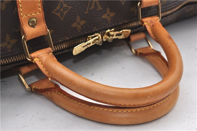 Authentic Louis Vuitton Monogram Keepall Bandouliere 60 M41412 Boston Bag 2342F