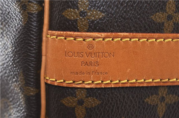 Authentic Louis Vuitton Monogram Keepall Bandouliere 60 M41412 Boston Bag 2342F