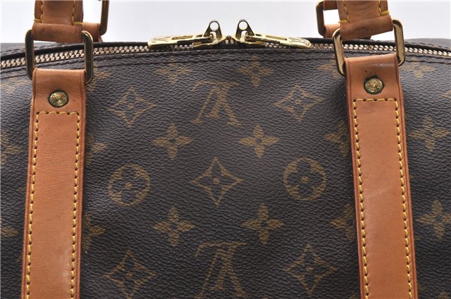 Authentic Louis Vuitton Monogram Keepall Bandouliere 60 M41412 Boston Bag 2342F