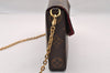 Authentic Louis Vuitton Monogram Pochette Felicie Shoulder Bag M61276 LV 2342I
