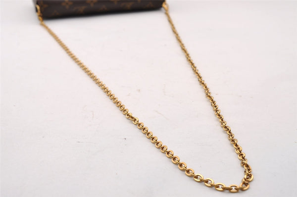 Authentic Louis Vuitton Monogram Pochette Felicie Shoulder Bag M61276 LV 2342I