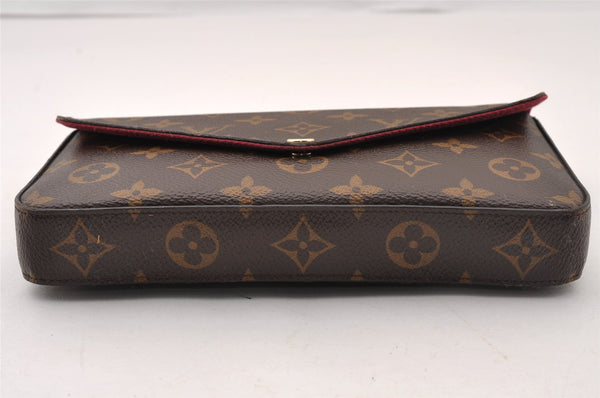 Authentic Louis Vuitton Monogram Pochette Felicie Shoulder Bag M61276 LV 2342I
