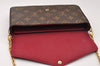 Authentic Louis Vuitton Monogram Pochette Felicie Shoulder Bag M61276 LV 2342I