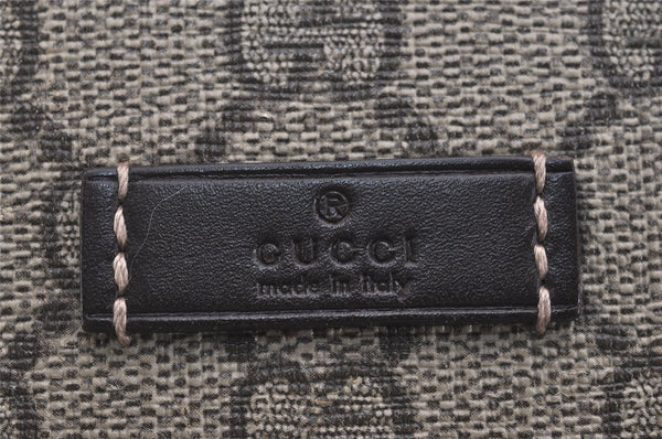 Authentic GUCCI Shoulder Cross Body Bag GG PVC Leather 201732 Brown 2343I