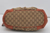 Authentic GUCCI Sukey 2Way Tote Hand Bag GG Canvas Leather 247902 Brown 2344I