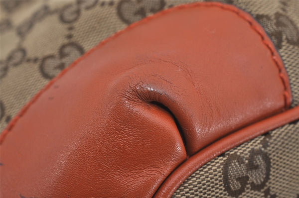 Authentic GUCCI Sukey 2Way Tote Hand Bag GG Canvas Leather 247902 Brown 2344I