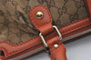 Authentic GUCCI Sukey 2Way Tote Hand Bag GG Canvas Leather 247902 Brown 2344I