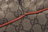 Authentic GUCCI Sukey 2Way Tote Hand Bag GG Canvas Leather 247902 Brown 2344I