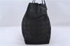 Authentic CHANEL New Travel Line Shoulder Tote Bag Nylon Leather Black 2345D