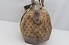 Authentic GUCCI Sukey 2Way Tote Hand Bag GG Canvas Leather 247902 Brown 2345I