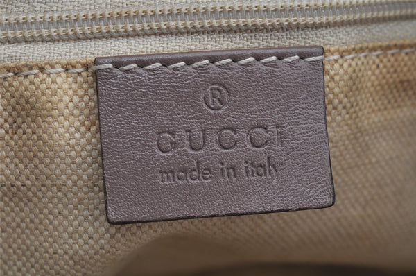 Authentic GUCCI Sukey 2Way Tote Hand Bag GG Canvas Leather 247902 Brown 2345I