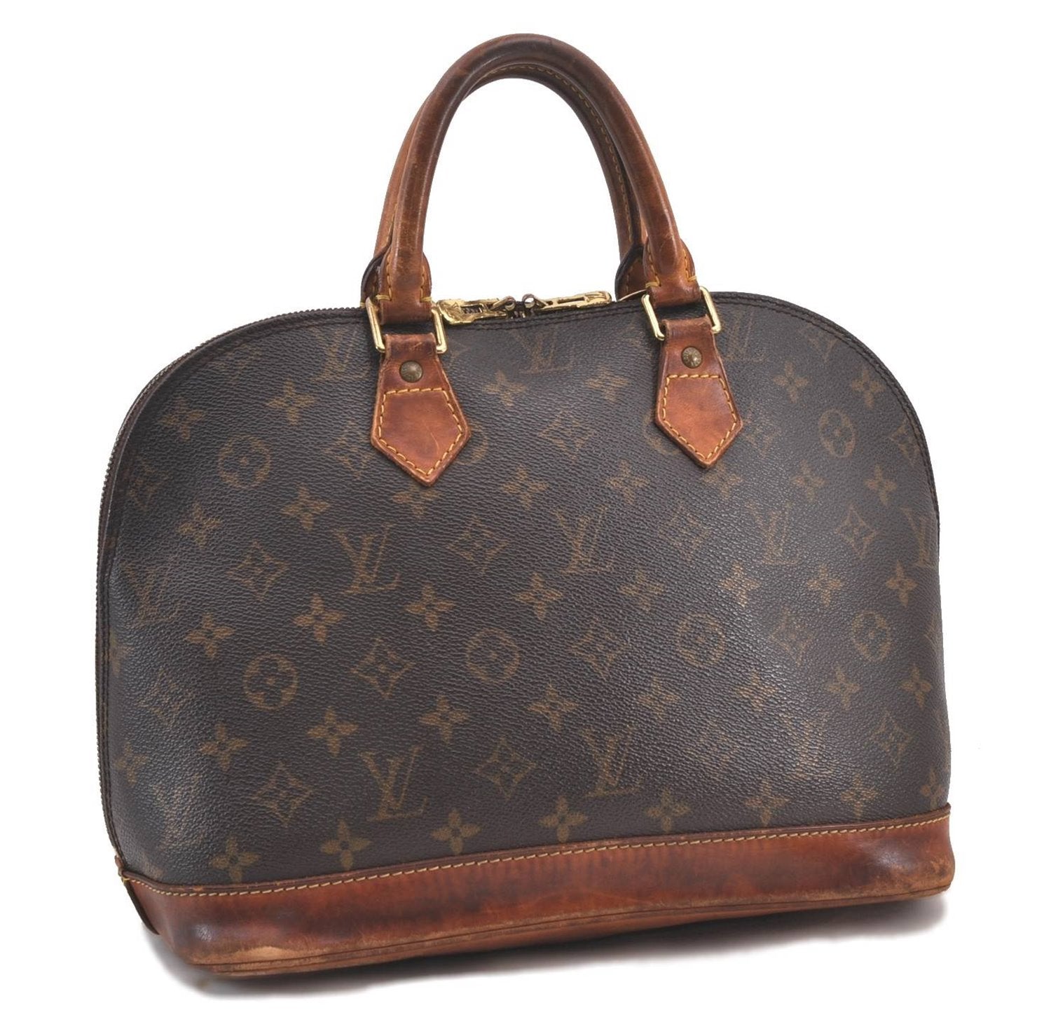 Authentic Louis Vuitton Monogram Alma Hand Bag M51130 LV 2347D