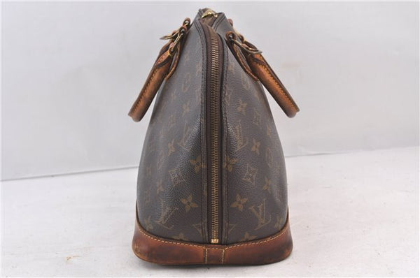 Authentic Louis Vuitton Monogram Alma Hand Bag M51130 LV 2347D