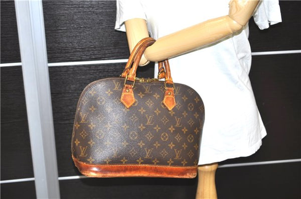 Authentic Louis Vuitton Monogram Alma Hand Bag M51130 LV 2347D