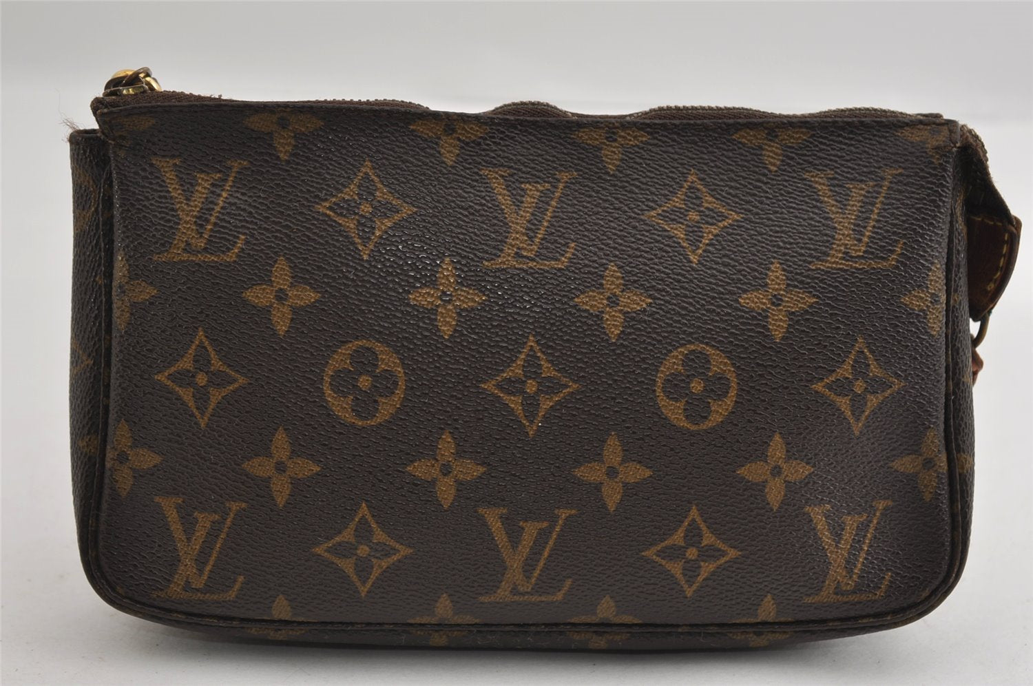 Authentic Louis Vuitton Monogram Pochette Accessoires Pouch M51980 LV 2347I