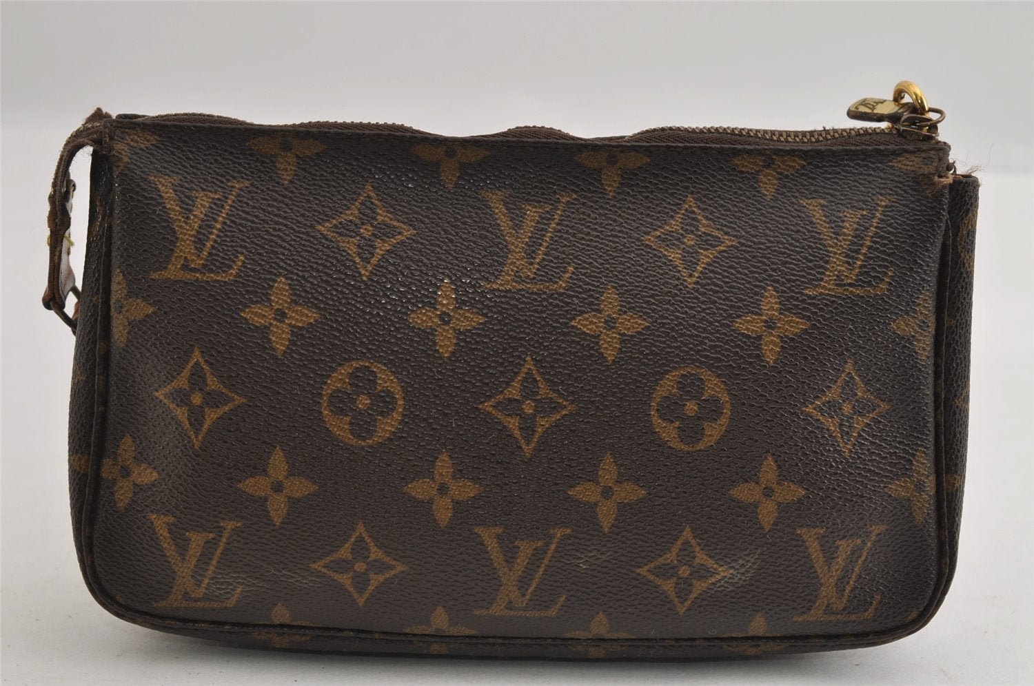 Authentic Louis Vuitton Monogram Pochette Accessoires Pouch M51980 LV 2347I