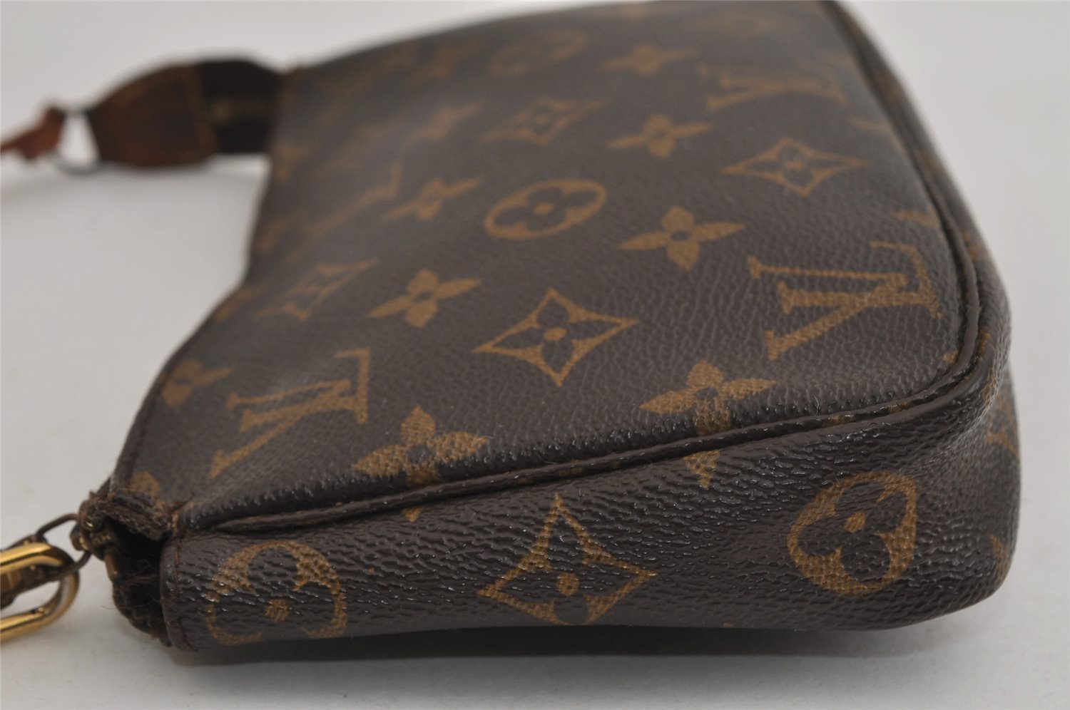 Authentic Louis Vuitton Monogram Pochette Accessoires Pouch M51980 LV 2347I
