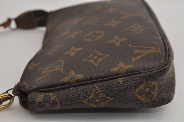 Authentic Louis Vuitton Monogram Pochette Accessoires Pouch M51980 LV 2347I