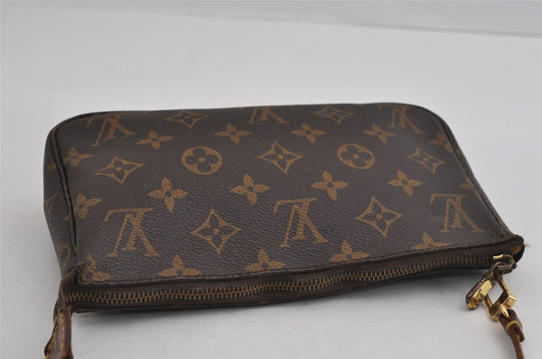 Authentic Louis Vuitton Monogram Pochette Accessoires Pouch M51980 LV 2347I