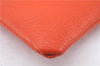 Authentic GUCCI Bamboo Tassel Clutch Hand Bag Purse Leather 449652 Orange 2348E