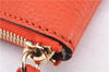 Authentic GUCCI Bamboo Tassel Clutch Hand Bag Purse Leather 449652 Orange 2348E