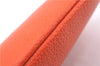 Authentic GUCCI Bamboo Tassel Clutch Hand Bag Purse Leather 449652 Orange 2348E